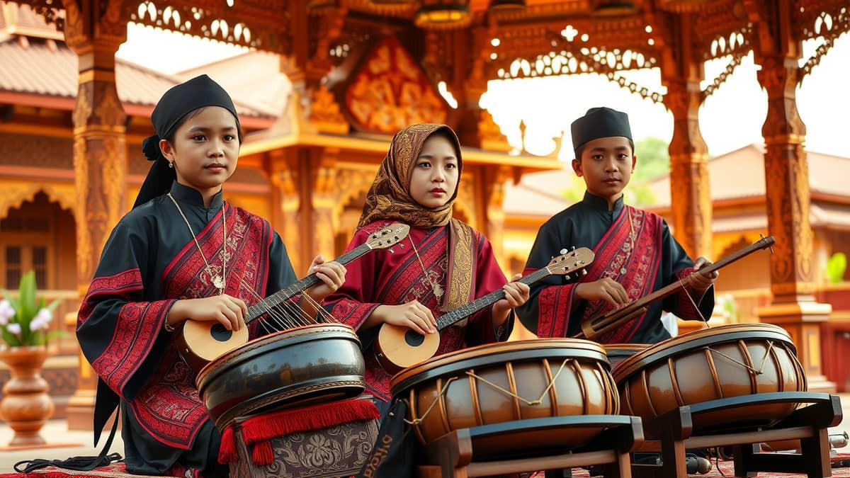 Belajar Musik dengan Instrumen Tradisional Nusantara